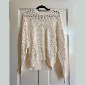 Madewell Open-Stitch Cotton Pullover Sweater